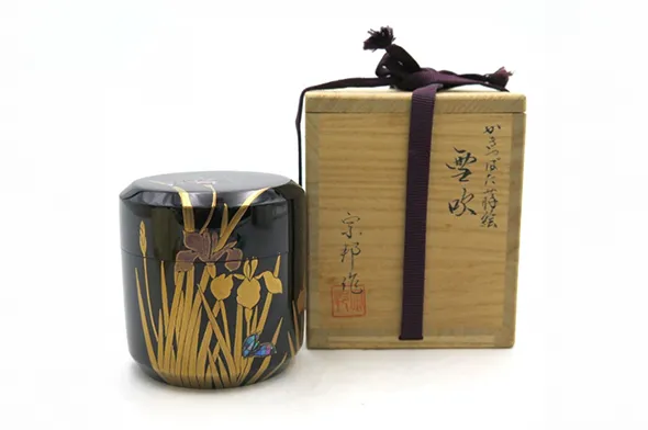 酒井宗邦 かきつばた蒔絵