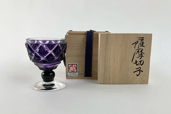 薩摩切子 色被せガラス