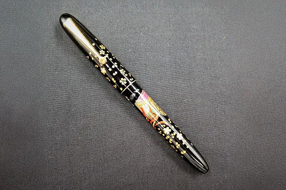 國光會 久齋 御所車蒔絵 万年筆