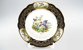 セーブル 鳥たちのデュプレシス プレート