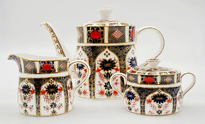 ロイヤルクラウンダービー オールドイマリ ティーポット等 計3点