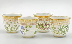 ロイヤルコペンハーゲン フローラダニカ フリーカップ4点