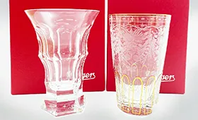 モーゼル ディプロマット/マハラニ グラス 計2点