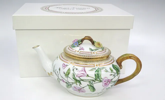 ロイヤルコペンハーゲン フローラダニカ Convolvulus arvensis L ティーポット