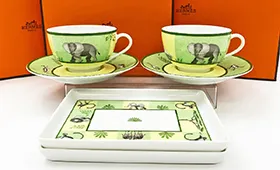 エルメス アフリカ カップ&ソーサー等計6点