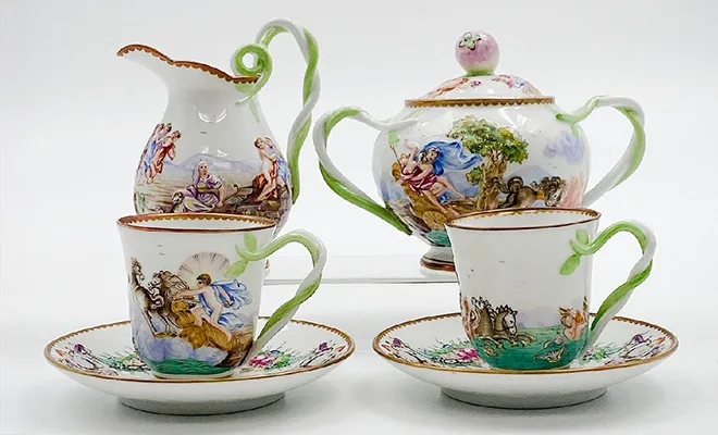 リチャードジノリ カポディモンテ デミタス カップ&ソーサー等 計6点