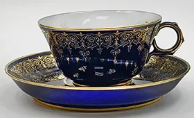 セーブル ファットブルー カップ＆ソーサー