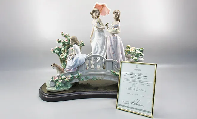 リヤドロ No.1879「夢の架け（Bridge of dreams）」 世界1500体限定 フィギュリン