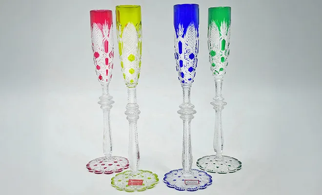 バカラ ツァー グラス4色セット