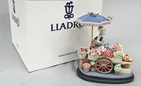 リヤドロ 1454「公園通りの花屋さん」フィギュリン