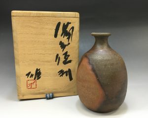 藤原雄の備前徳利を買取しました｜骨董品に関するコラム【骨董・古美術 