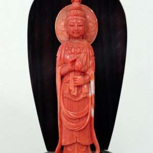鎌倉泰仙 珊瑚観音彫刻 商品画像
