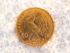 金貨のサイズと重さ