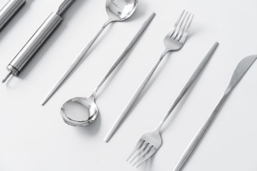 銀のカトラリー
