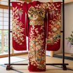 30年前に仕立てられた美しく価値のある古い振袖