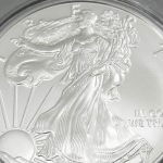 美しいウォーキングリバティがデザインされたアメリカの銀貨