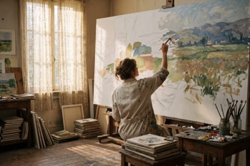 絵画の号数とは？F・P・M・Sの意味とサイズ一覧をわかりやすく解説