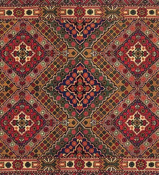 タブリーズ産ペルシャ絨毯