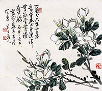 陳半丁掛軸