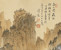 溥儒掛軸