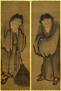 顔輝掛軸