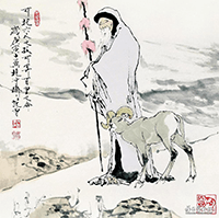 范曾掛軸