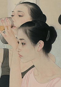 何家英掛軸