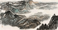 何海霞掛軸