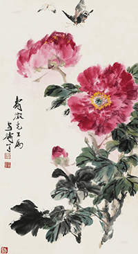王雪涛掛軸