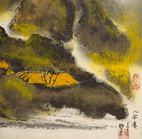 頼少其掛軸