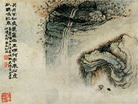 石濤掛軸