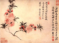 惲寿平掛軸