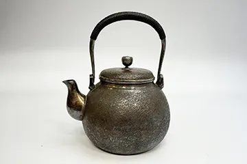 純銀製 湯沸 銀瓶