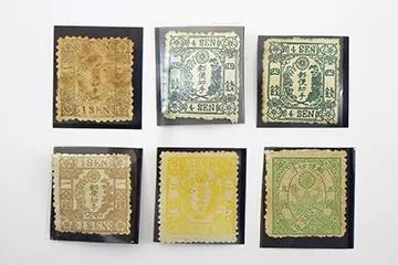 桜切手 洋紙改色カナ無し 1銭等 計6点