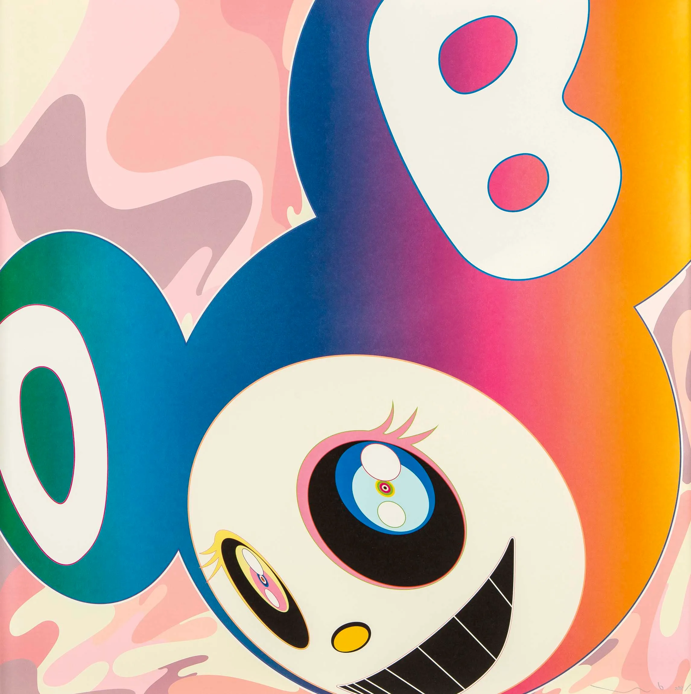 村上隆 「AND THEN Rainbow」