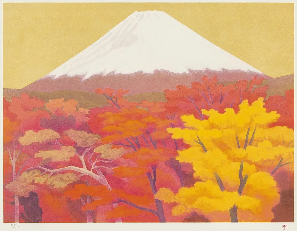 東山魁夷 「秋映」