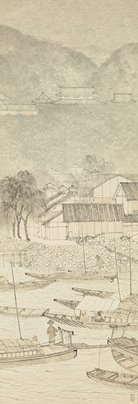 今村紫紅絵画