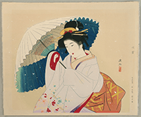 伊藤深水絵画