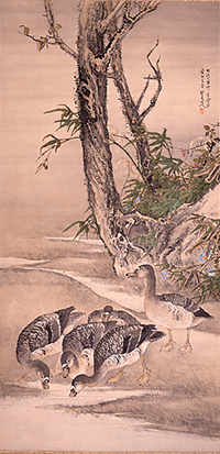 松林桂月絵画