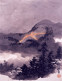 鈴木松年絵画