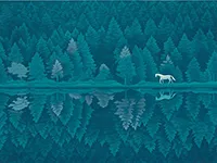 東山魁夷「緑響く」