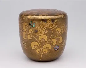 吉田華正 松竹梅唐草蒔絵 大棗