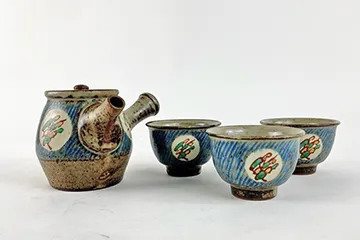 島岡達三 茶器セット