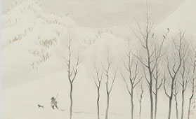 酒井三良「雪路」