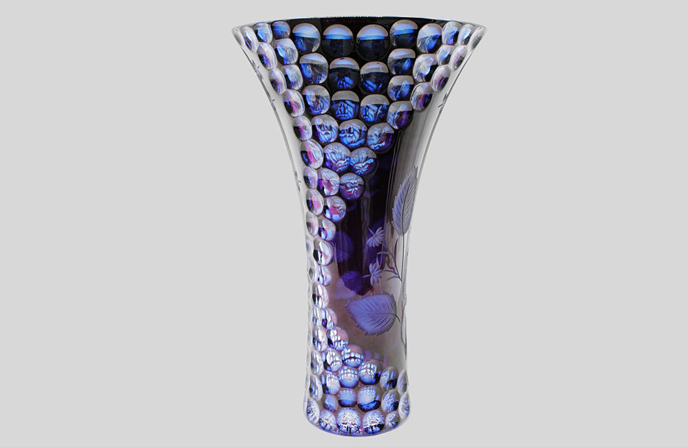 マイセンクリスタル 花瓶 (2)