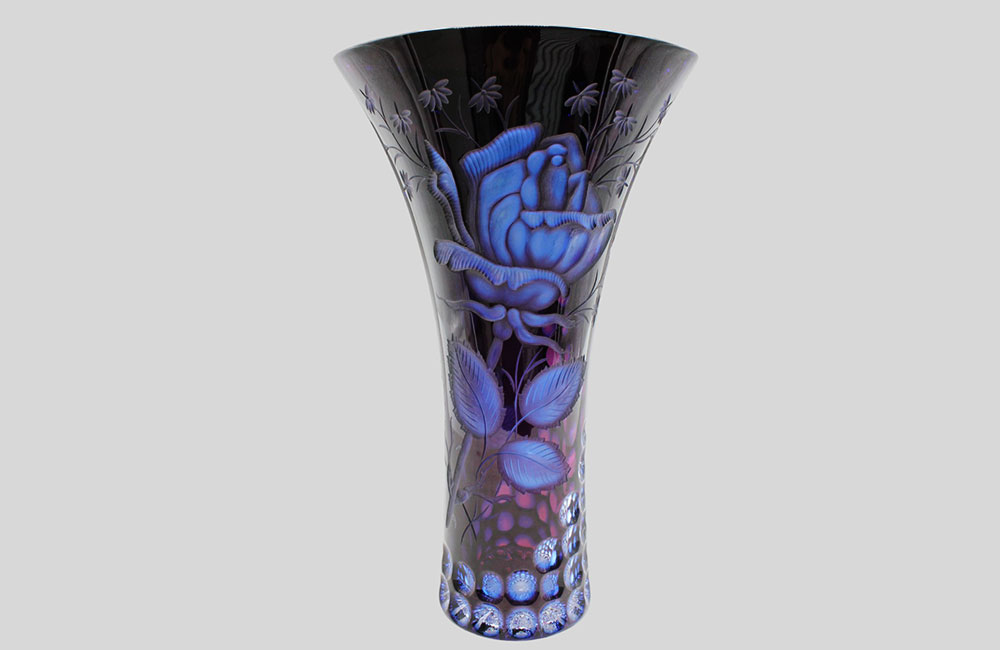 マイセンクリスタル 花瓶 (1)