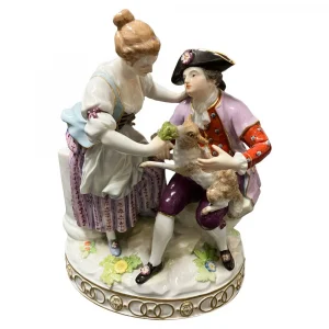 マイセン　羊飼いの休息／羊飼いの恋人