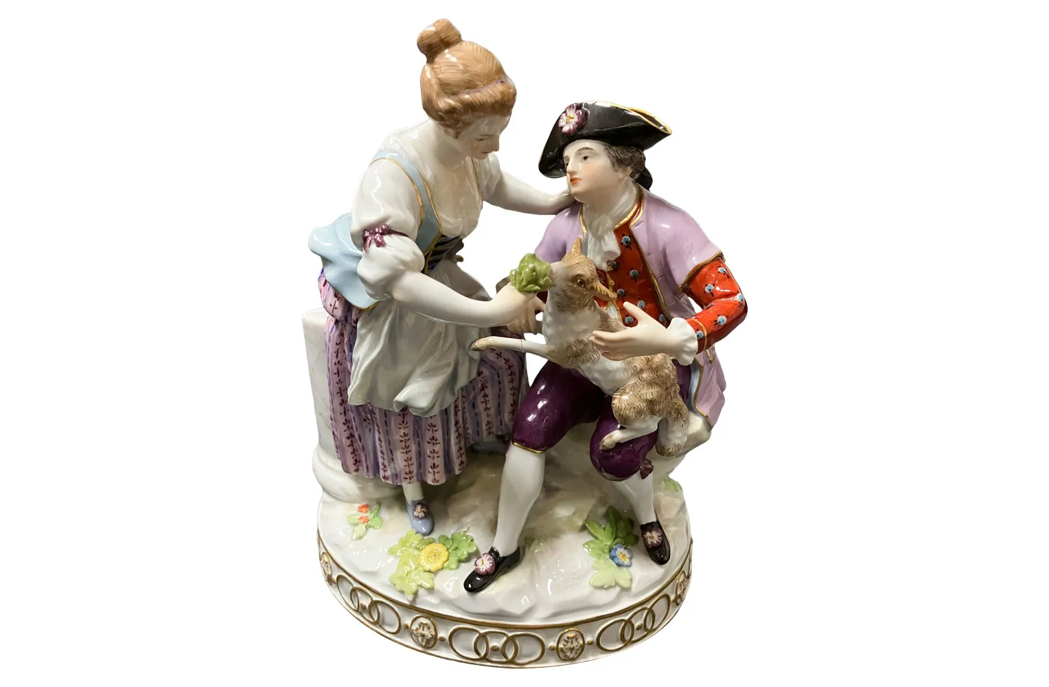 マイセン　羊飼いの休息／羊飼いの恋人