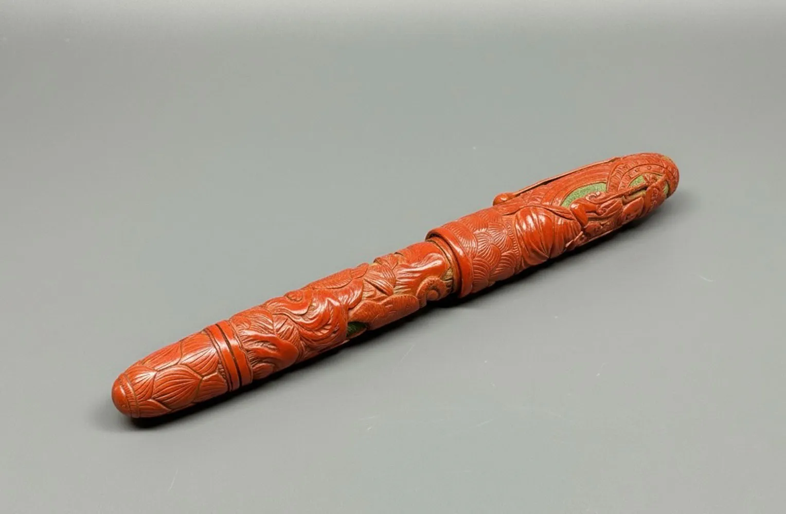 吉甫　堆朱万年筆