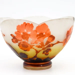 ドーム　花文鉢